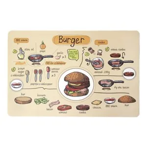 Подложка за сервиране BURGER ANATOMY 43.5 см 6 бр