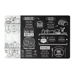Подложка за сервиране CHALKBOARD SILVER 43.5 см 6 бр