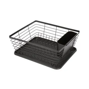Сушилник за съдове мини MATT BLACK 36.6 см