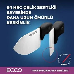Комплект професионални ножове и масат в калъф PIRGE ECCO