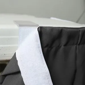 Драперия за правоъгълна маса Черна 152 см 180 см и 244 см