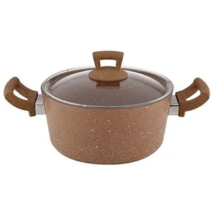Тенджера GRANITE кафява Ф 20 см Ф 22 см Ф 24 см и Ф 26 см