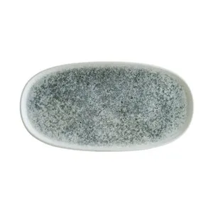 Плато овал Bonna Lunar Ocean Blue 34 см
