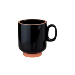 Чаша за мляко Horecano Hella Black 400 мл