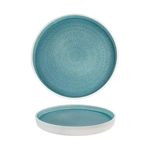 Чиния с борд Horecano Hella Light Summer Blue Ф 16 см и Ф 24 см