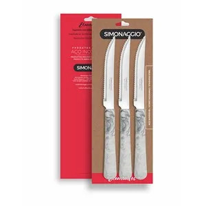 Лъжичка за десерт 3 бр Simonaggio Elementos Marble