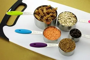Мерителни лъжици с цветни дръжки 5 бр