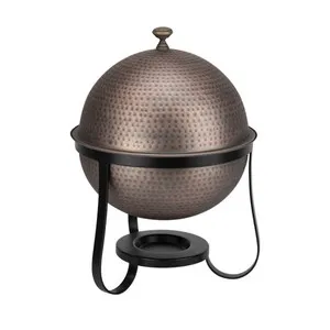 Бен мари сфера с релеф и медно покритие RUSTIC 5 л