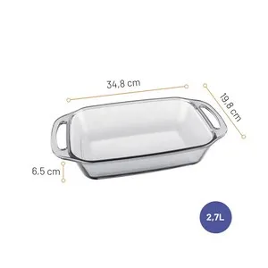 Правоъгълна тава за печене MARINEX FORNO 2.1 л 2.7 л и 3.5 л