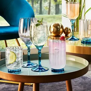 Чаша за коктейли BORMIOLI ROCCO FLORIAN BLUE 245 мл 6 бр