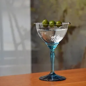 Чаша за мартини BORMIOLI ROCCO FLORIAN BLUE 240 мл 6 бр