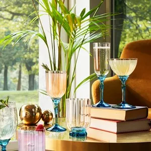 Чаша за мартини BORMIOLI ROCCO FLORIAN BLUE 240 мл 6 бр