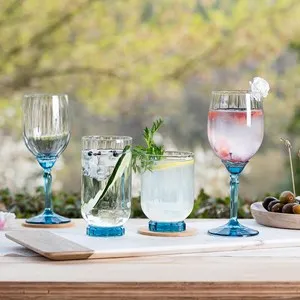 Чаша за безалкохолни напитки BORMIOLI ROCCO FLORIAN BLUE 430 мл 6 бр